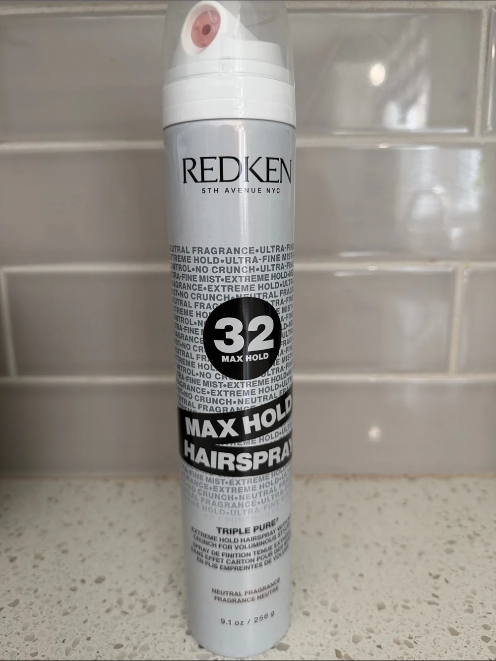 Redken Max Hold 32 Hairspray - White, Black, Pink